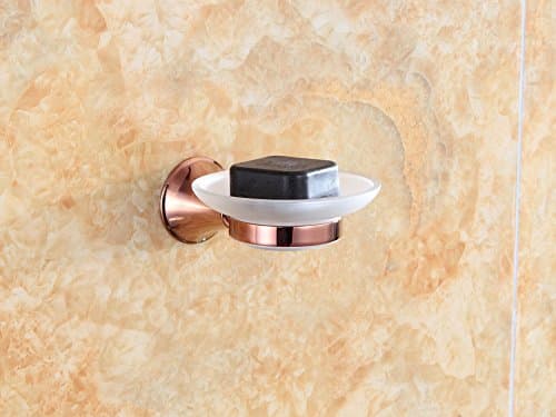 Bathroom pendant with soap dish copper soap Rack,Rose Gold