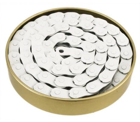 Gusset BMX Slink Half-Link Single Speed Chain 1/8" White