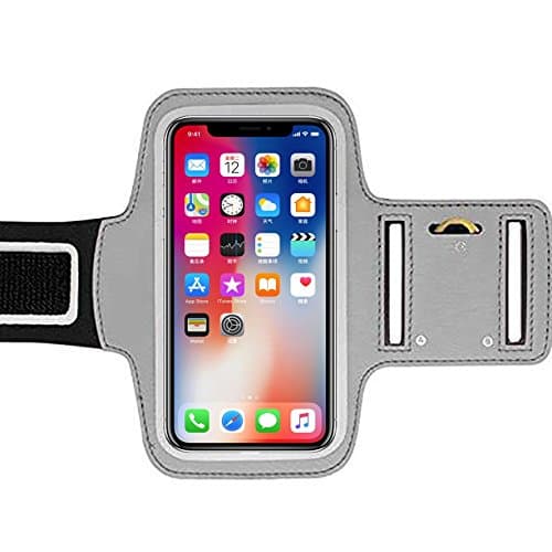 IQCASES iPhone X Super Silicone Soft Armband Exercise Jogging Gym Cover