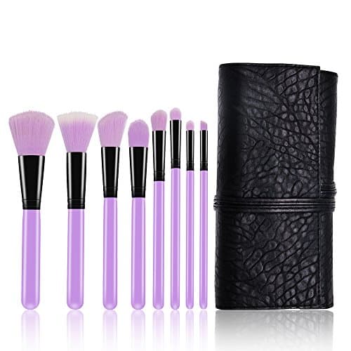 Makeup Brushes, Raffaelo Make Up Cosmetic Brush Set Foundation Brush Eyeshadow Brushes with Cosmetic Bag - 8 PCS Set