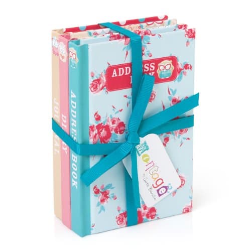 Montage Owl Address Book, Diary and Journal