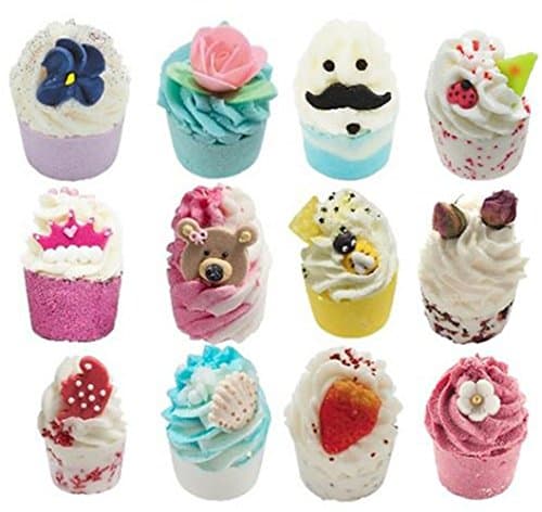 Luxury Fragrance Bath Blaster Gift Set : Assorted Cupcakes 12 Pieces