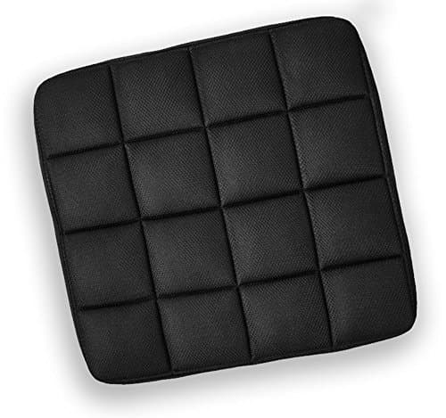 Oripo Deodorization Natural Bamboo Charcoal Deodorizer Seat Cushion-Office Car Home Chair Cushion Pad. With drying function (Pack of 1) (Black)