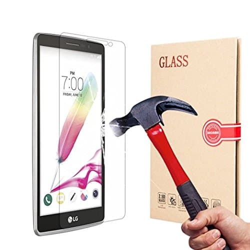 BACAMA® Tempered Glass Screen Protector for LG G4 Stylus , LG Stylo HD 0.3mm 9H Hardness Featuring Anti-Scratch, Anti-Fingerprint, Bubble Free