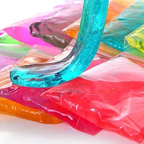 Alberar Decompression Toy, Colorful Clay Slime DIY Crystal Mud Play Transparent Magic Plasticine Kid Toys (Color random)