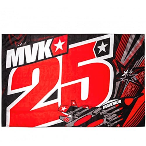 Maverick Vinales 25 Moto GP Team Flag Official 2017