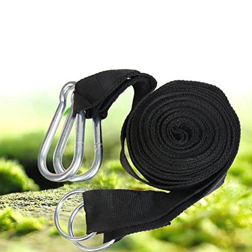 Hammock Straps-800kg Load Capacity Total/2*8cm Locking Carabiner/2 PCS Hammock Tree Straps 300x5cm-HEAVY DUTY & HIGH QUALITY For Outdoor Indoor Garten Camping