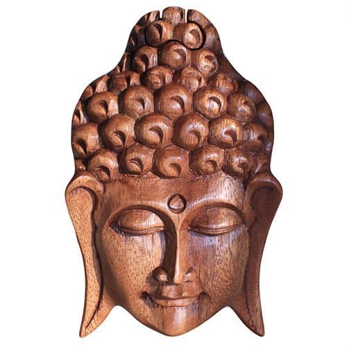 Buddha Head Puzzle Box, Hand Made in Bali