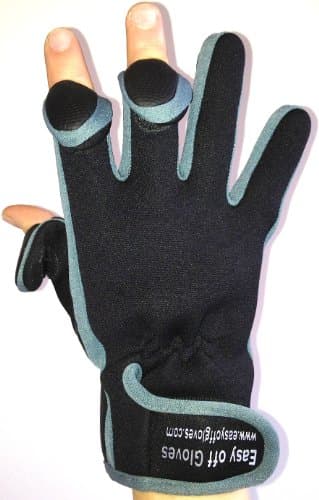 Neoprene Specialist (Fold-Back Finger Tips) Gloves by Easy Off Gloves - Ideal for Riding, Shooting, Fishing, Gym, Weightlifting, Gardening, Photography and General Work Wear - Sizes Small to Large Available EU 11 (XL)