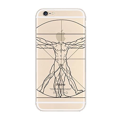 iPhone 6S Case , iPhone 6 Cover , Hamyi Human Body Pattern Transparent Clear Thin Slim Soft TPU Case for Apple iPhone 6 6S 4.7 inch