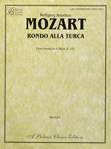 Rondo Alla Turca: From Sonata in a Major, K. 331 (Belwin Classic Library)