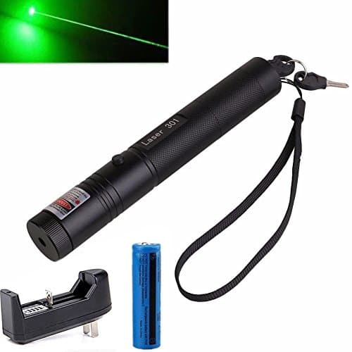 532nm Powerful Light Clicker Demo Remote Pen Multifunction Flashlight (Green-301)