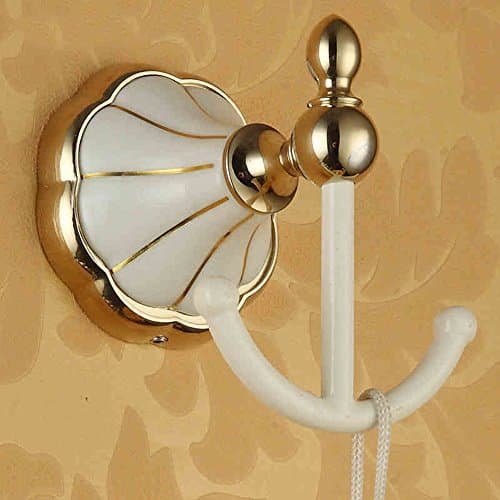 Baked White Paint Gilt Hook Single Hook Coat Hook The Door Hangs After The Clothes Hook Mop Rack Row Hook Wall Clothes Hook