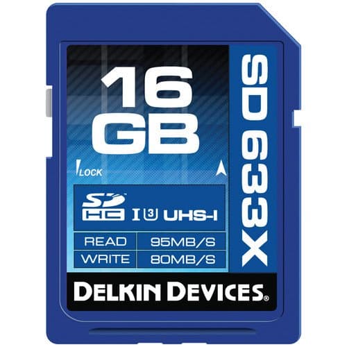 Delkin Devices 16GB Elite UHS-I SDHC Memory Card