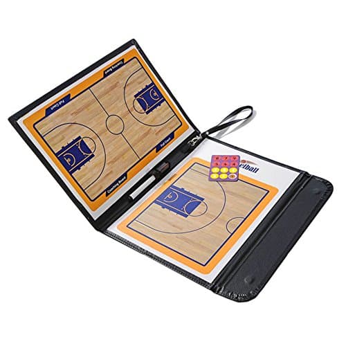 Three Folds Foldable Referee Tactics Kit Coaching Board Basketball Sport