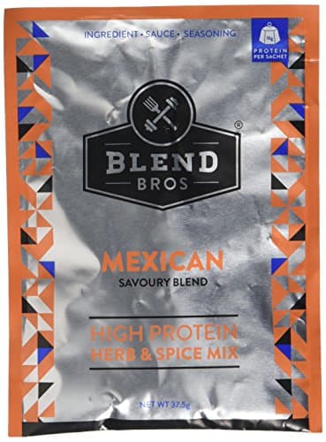 Blend Brothers 37.5 g High Protein Herb and Spice Mix Mexican Savoury Blend - Pack of 10 Sachet