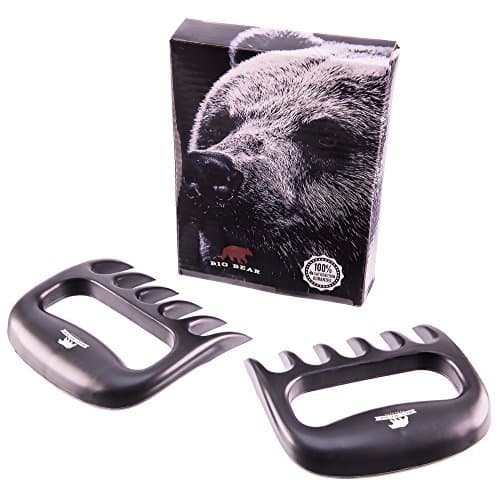 Big Bear Meat Shredder Claws, Shred,Pull,Carve,Handle and Transfer Food Quickly, Safely and with Ease Using Premium Quality Shredding Forks. A Must For The BBQ Professional