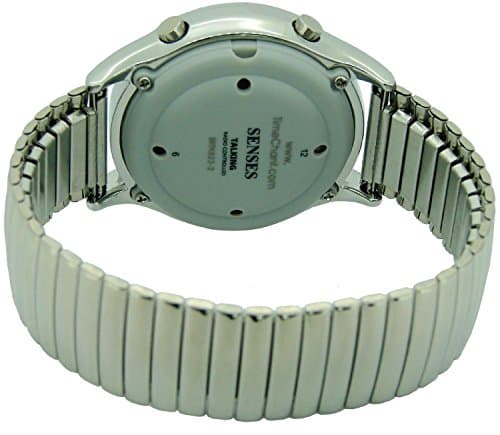 ATOMIC SOLAR TALKING WATCH! SENSES Sets Itself Solar Power Stylist Talking Men Watch (TC-SRTKS22-3)