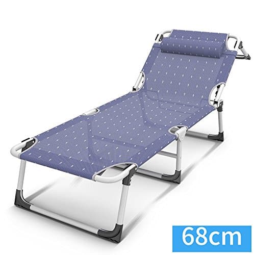 Loungers DUO Multifunctional Folding Sheets Office Siesta Simple Invisible Beach Siesta Bed Recliner Home Bold Tube Solid Durable Breathable Cool (Color : A)