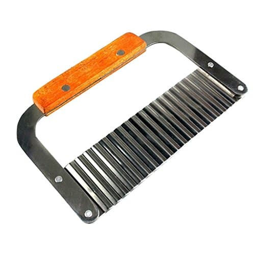 Wooden handle soap making cutter, Pastry Cooking Dough Scraper- POPURO (TM)