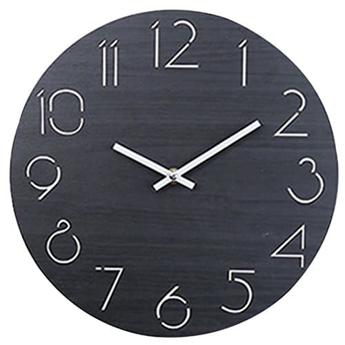 Wall Clock Kitchen,Likeluk 11inch (30cm) Vintage Silent Wall Clock Living Room Clocks for Home Office Decoration Gifts