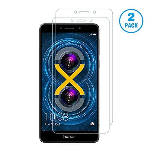 [2 Pack] Huawei Honor 6X Screen Protector Glass Guard TUGOO Premium Tempered Glass Screen Protector
