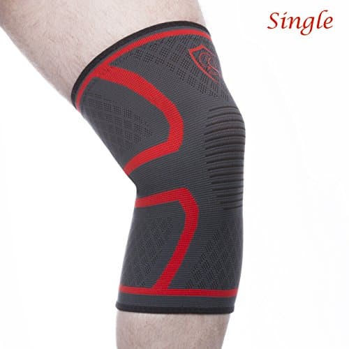 ACTIFIT Athletics Knee Compression Sleeve Support for Running, Jogging, Sports, Joint Pain Relief, Arthritis and Injury Recovery-Single Wrap (Small)