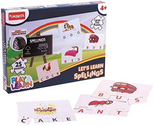 Toobeez 9424100-PUZ Funskool Spelling Toy
