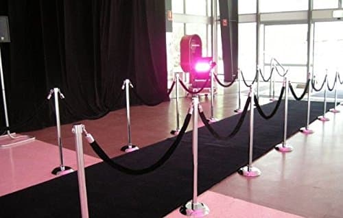 VIP Black Carpet Runner 2,00m width - Hollywood Scene Setter Floor ...