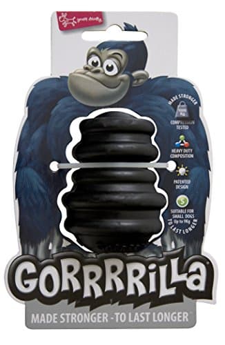 Gorrrrilla Classic Chew Toy, Small, Black