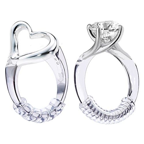 Airven 8-Pack Ring Size Adjuster for Loose Rings, 4 Sizes: 2mm/3mm/4mm/5mm