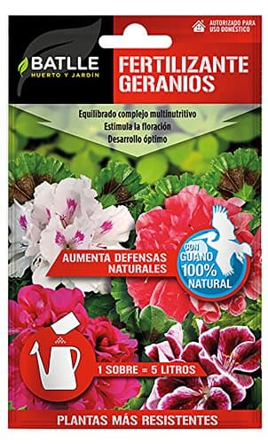 Semillas Batlle 710610bols Fertilizer Geraniums, for 5L
