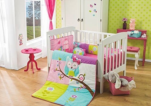 Special Edition "Doroty Owl" 6 Pcs Crib Bedding Set by Nyri Store