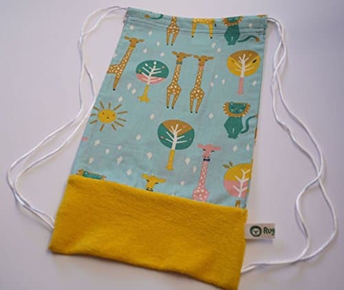 Organic terrycloth and fabric bag (limited edition)