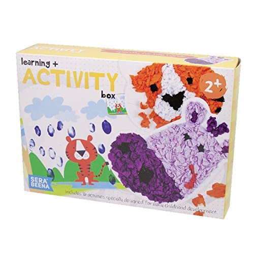 Serabeena Learning and Activity Box - Toddler Craft Kit Encourages Fine Motor Skills Development