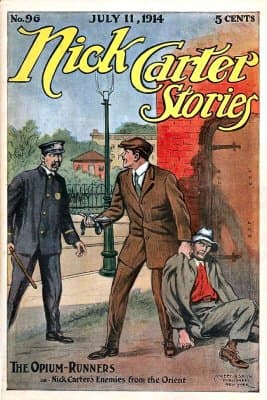 Nick Carter Stories: The Opium-Runners - Mouse Mat 19 x 25cms