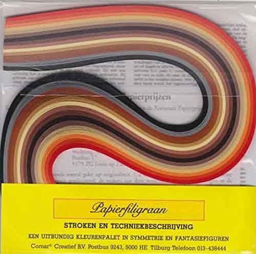 Quiling Paper Strips - 15Colours - 675 Strips - 3mm x 48cm long