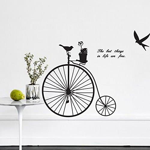 SecondStep Vogue Strong Athletics Exercises Paper Training Classroom Bicycle Draw 85*69 CM Creative Wall Stickers Fashion Wall Decals Environmental Protection Wall Mural Home Decoration Plane Decorative Material Wallpaper