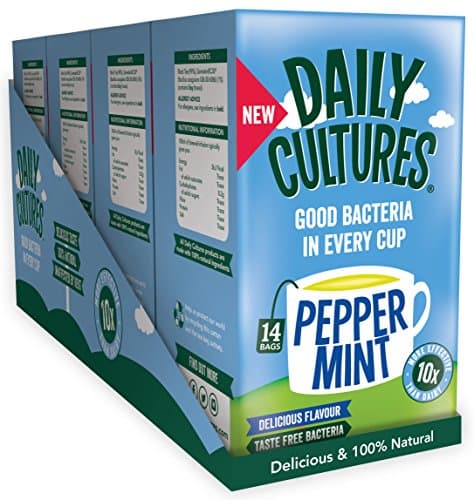 Daily Cultures Peppermint Tea. 4 Packs – 56 Sachets