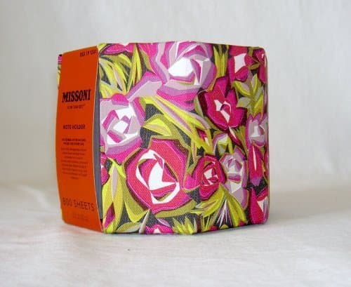 Missoni for Target Note Paper Holder Cube 800 Sheets Purple Floral Passione by Missoni for Target