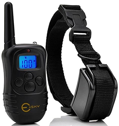 Training Collar for Dog Barking | Waterproof Digital with Remote Control 3 Modes of stimulation: Vibration, Sound or Electrical - Colour Black by TrendingTemple