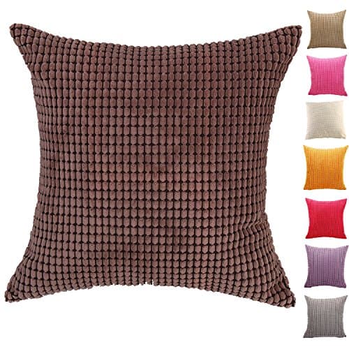 Corn Kernels Corduroy Home Decor Throw Sofa Car Cushion Cover Pillow Case,9 Colors 10 Size