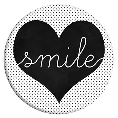 Multi-Function Mounts and Stands, Expanding Pop Stand and Grip Socket for Smartphones, iPhone and Tablets - Cute Dotted Smile