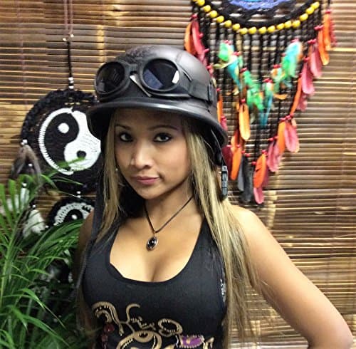 Chopper Biker Helmets Bulzeye Helmet Biker Harley S Black CASCO Bike Helmet Bike Size S