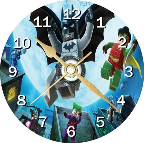 Lego Batman Novelty Cd Clock + Free Desktop Stand