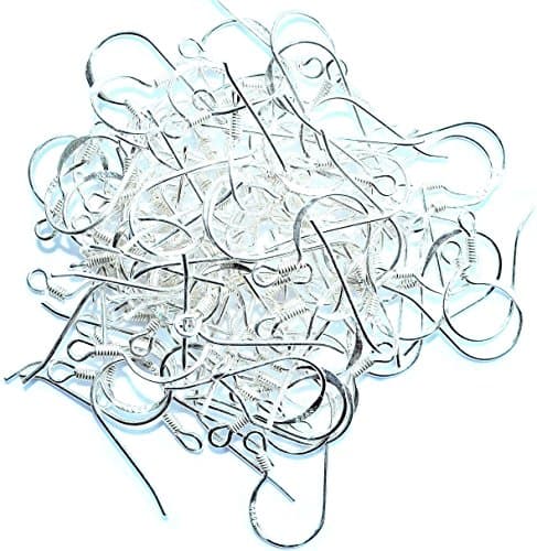 2   pcs  earring hook,  genuine  sterling silver with "S925" Hallmark