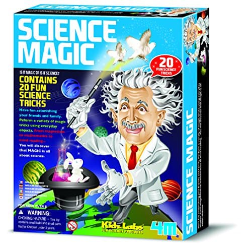 Fun 4M KidzLabs Science Magic Tricks - Best Selling Christmas Stocking Filler For Kids Age 8+
