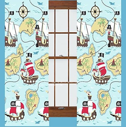 Pirate Treasure Quest Curtains 54s
