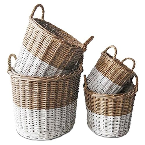 Art Deco Home - Basket 4 Units set Basketwork willow 52 cm - 6347SG