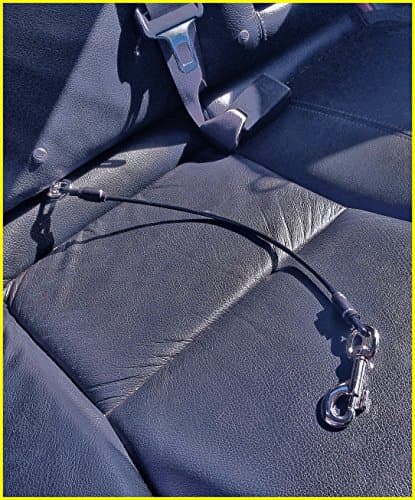 Last Leash Dog Car Seat Belt Tether - Chew-Proof Heavy Duty Car Seatbelt Restraint - Extra Durable Tether to Prevent Chewing (X-Large - 79 cm)